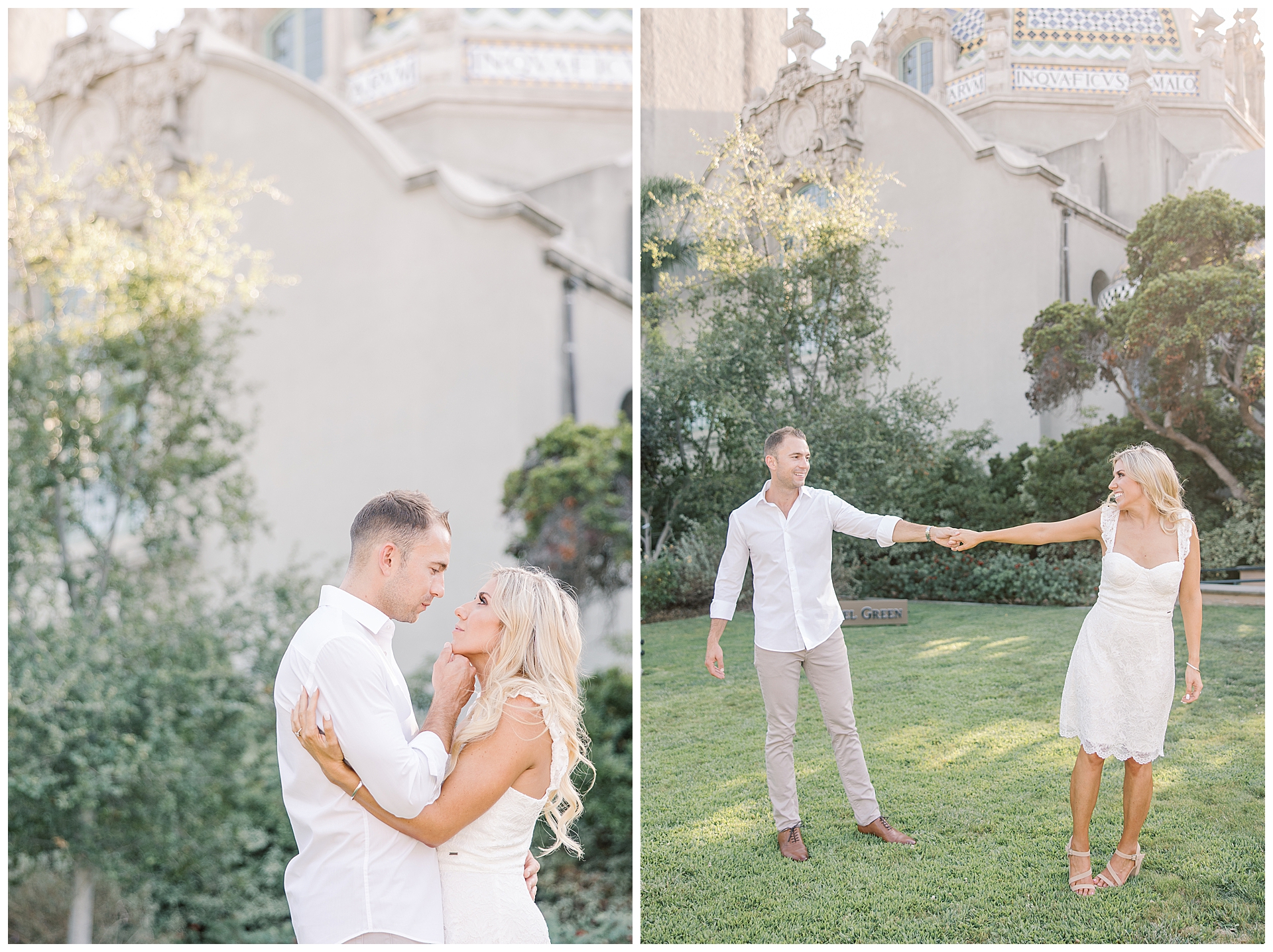 San Diego Engagement session at BalboaPark