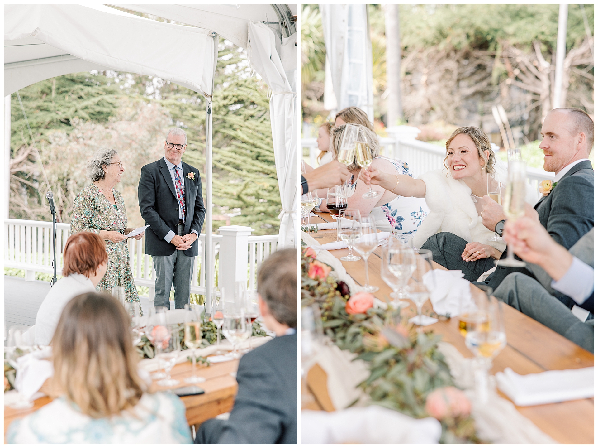 Speech from the grooms parents
