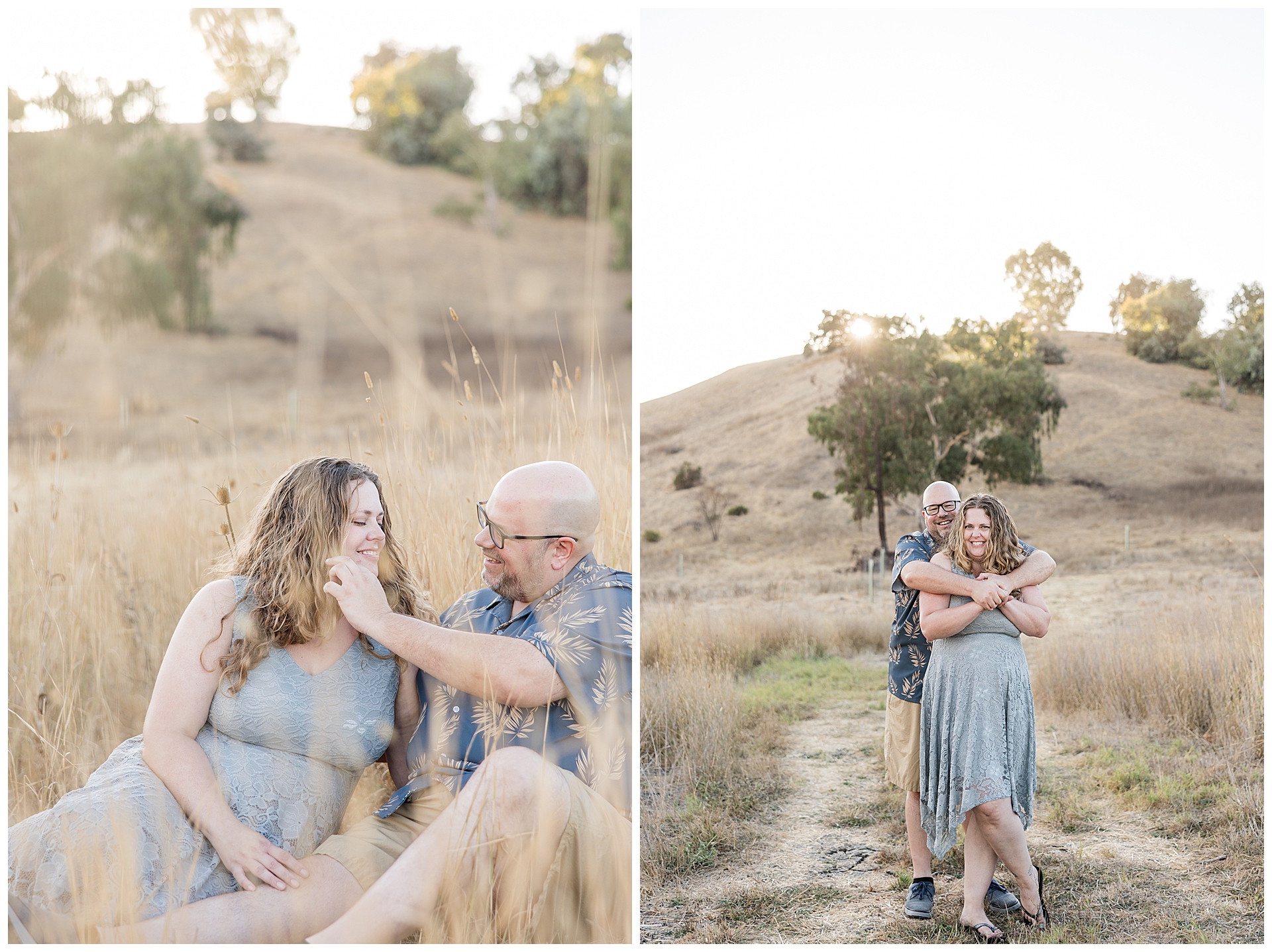 San Jose Engagement shoot in the rolling hills of Santa Teresa County Park