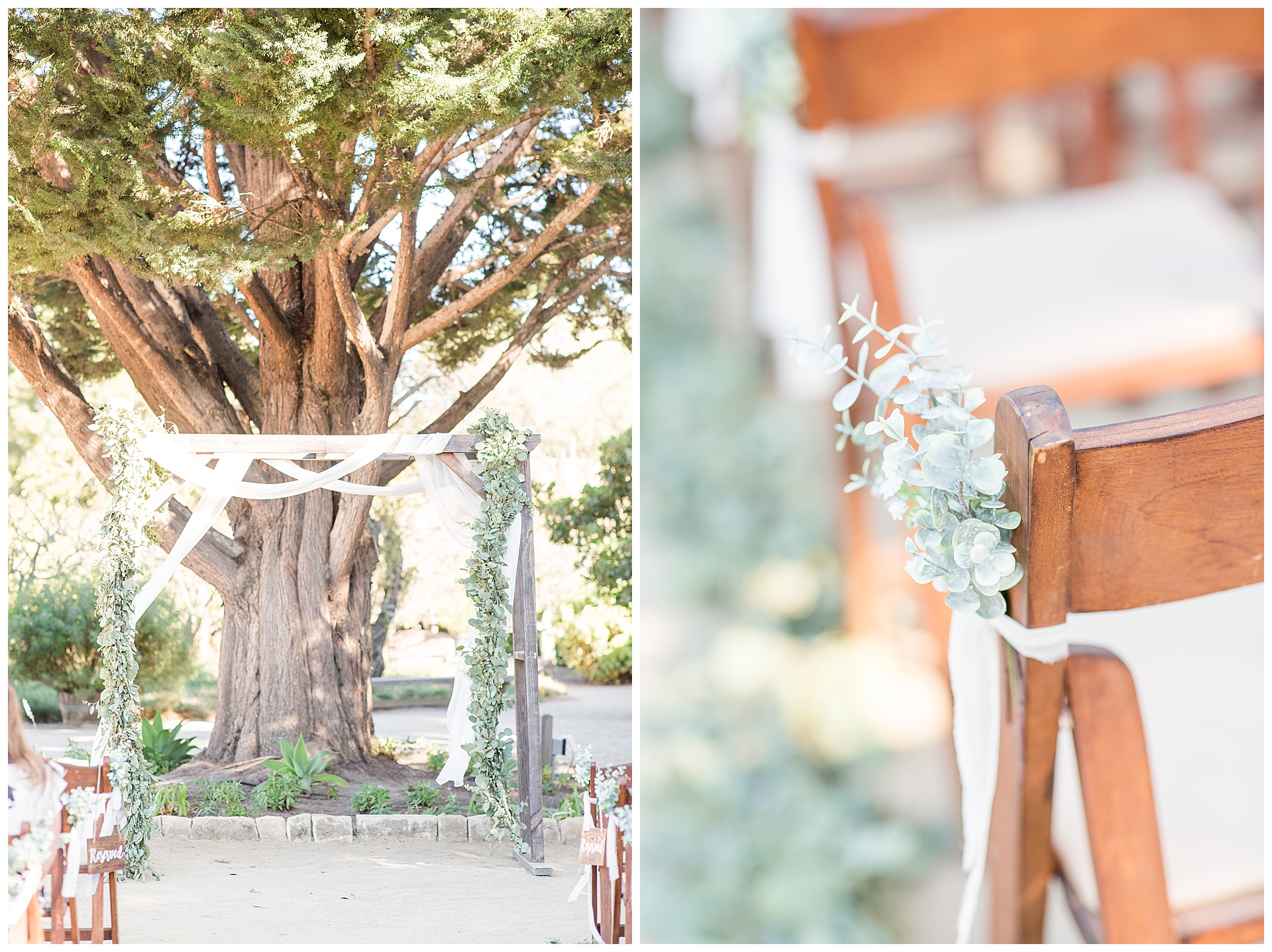 Monterey Wedding details at the Barns Cooper Molera